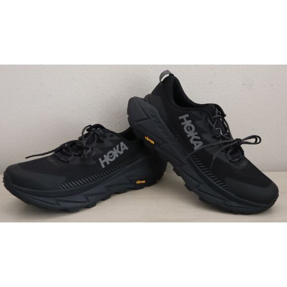 Hoka 1141610-BBLC Men's Sz 10D Triple Black Skyline-Float X Hiking Shoes - Picture 1 of 11